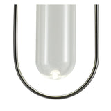 Elegant Satin Nickel LED Pendant Light with Clear Shade - 7W, 4000K, 790lm, 3-Year Warranty