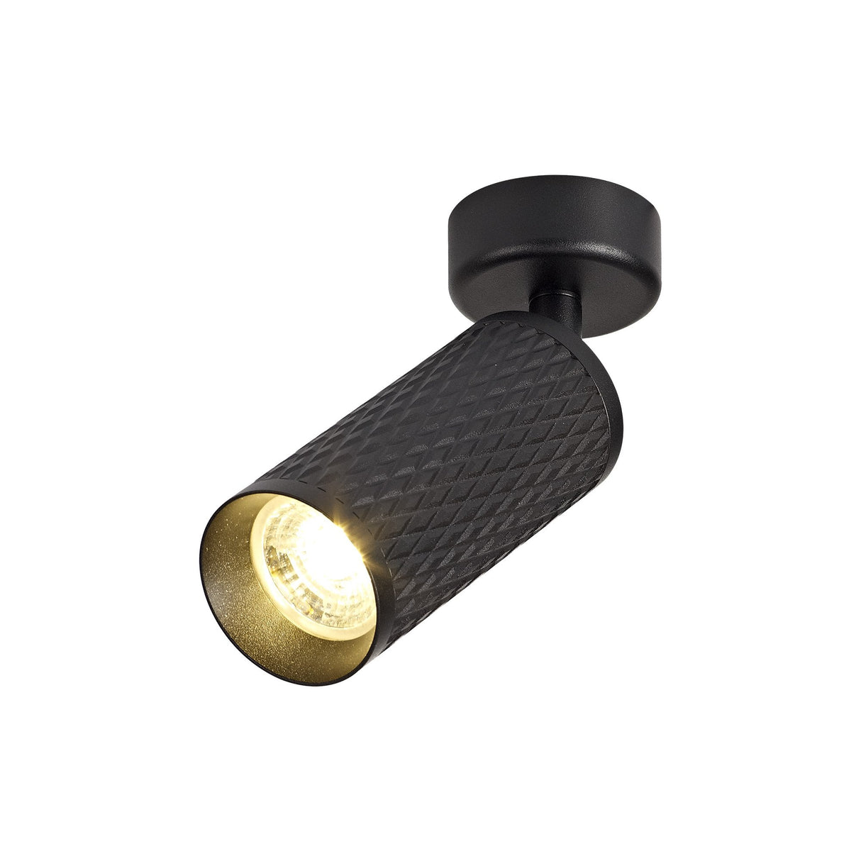 Modern Sand Black Surface Mounted Spotlight Fixture