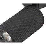 Modern Sand Black Surface Mounted Spotlight Fixture