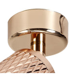 Contemporary Rose Gold Surface Mounted Spotlight, GU10 Fixture