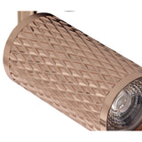Elegant Rose Gold Track Spotlight, GU10 Bulb Compatible