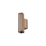 Modern Rose Gold Wall Sconce - Dual GU10 Bulb Holder