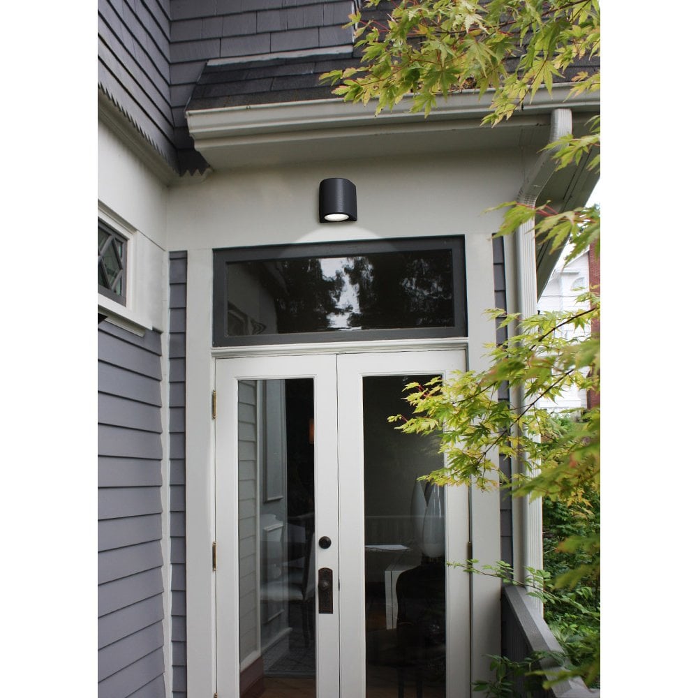 Marta 160 LED Wall Light, Black Finish, Cool White 7W Luminaire