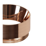 Elegant Rose Gold Dual Ring Accessory Pack - 2cm Face & 1cm Back Rings