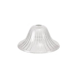 Elegant 30cm Transparent Glass Bell Lampshade