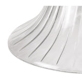 Elegant 30cm Transparent Glass Bell Lampshade