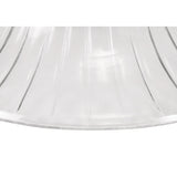 Elegant 30cm Transparent Glass Bell Lampshade