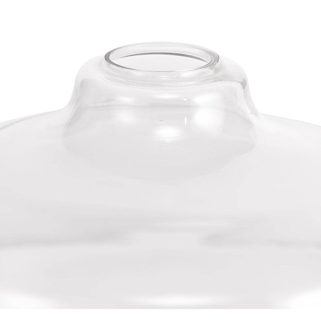 Elegant 30cm Transparent Glass Pendant Shade