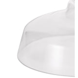 Clear Glass Circular Lampshade - 38cm Diameter