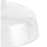 Clear Glass Circular Lampshade - 38cm Diameter