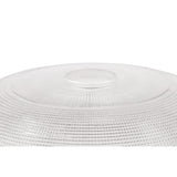 Prismatic 26.5cm Clear Glass Round Lampshade