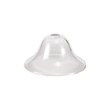 Elegant 30cm Clear Glass Bell Lampshade
