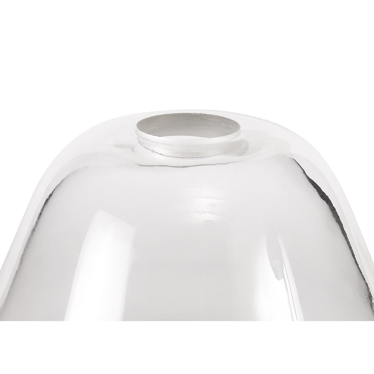Elegant 30cm Clear Glass Bell Lampshade