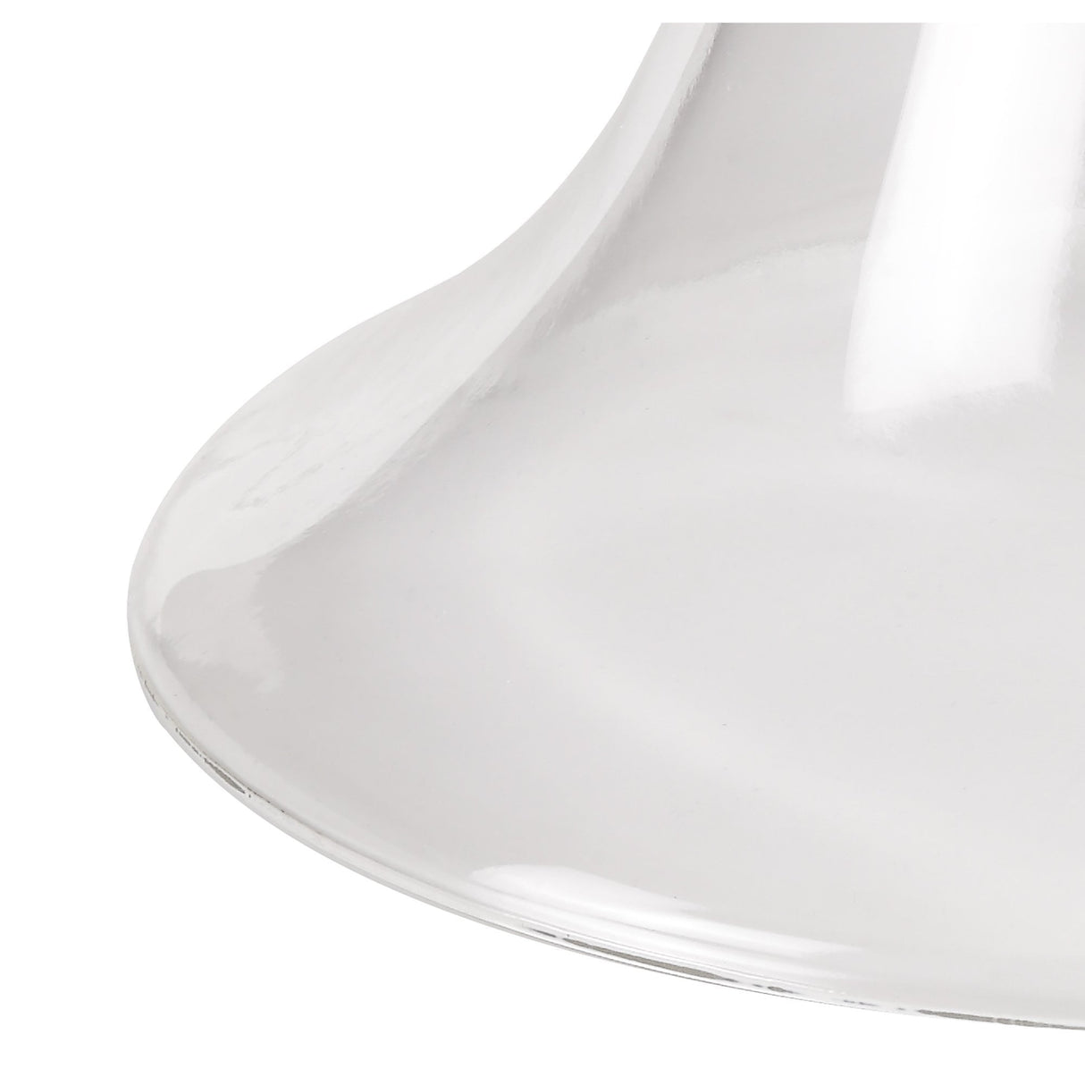 Elegant 30cm Clear Glass Bell Lampshade