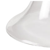Elegant 30cm Clear Glass Bell Lampshade