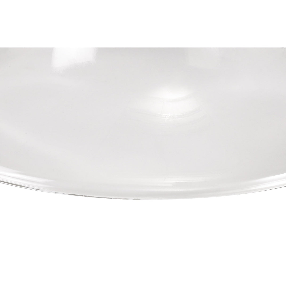 Elegant 30cm Clear Glass Bell Lampshade