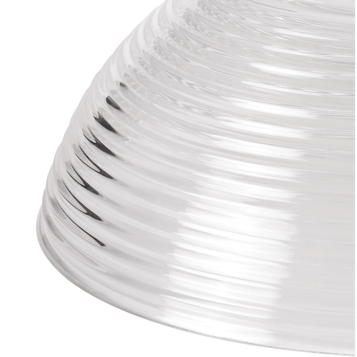 Elegant 33.5cm Crystal Prism Glass Lampshade