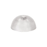 30cm Clear Prismatic Glass Lamp Shade