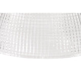 30cm Clear Prismatic Glass Lamp Shade