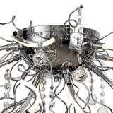 Elegant Polished Chrome LED Ceiling Light, 3000K Warm White, Dimmable, 1640lm - 3 Year Warranty