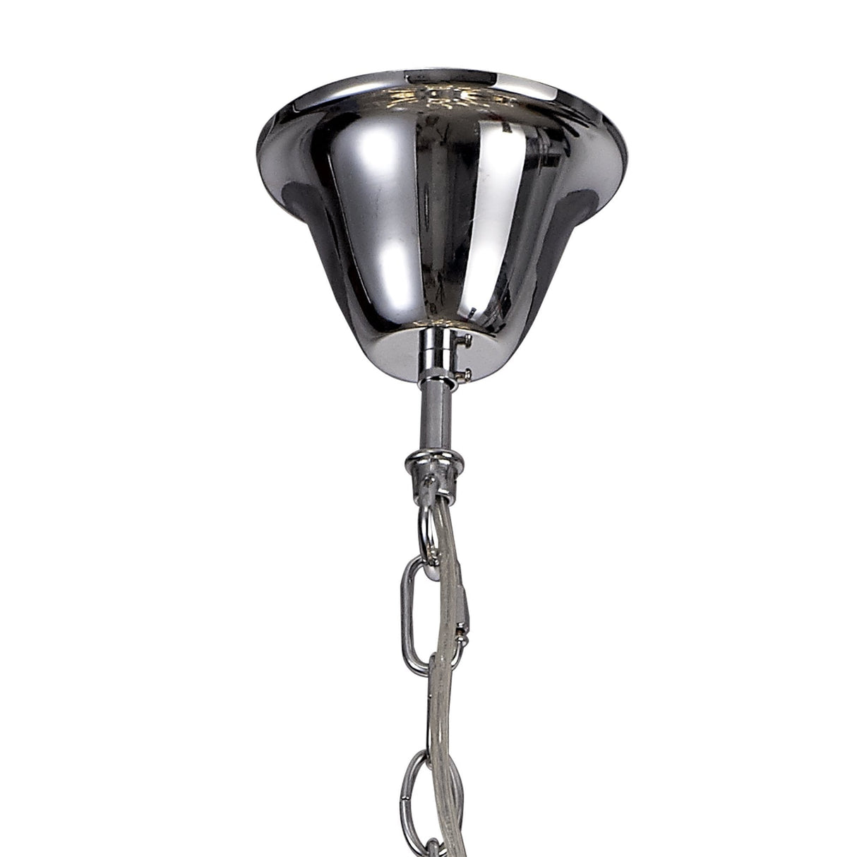 Elegant Dimmable LED Pendant Light, 24 Arms, Polished Chrome, 3150lm, 3000K Warm White, 3-Year Warranty