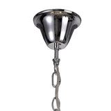 Elegant Dimmable LED Pendant Light, 24 Arms, Polished Chrome, 3150lm, 3000K Warm White, 3-Year Warranty