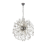 Stunning Dimmable Polished Chrome Pendant Light with 30 Integrated LEDs, 3000K Warm Glow, 5650 Lumens, 3-Year Warranty