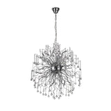 Stunning Dimmable Polished Chrome Pendant Light with 30 Integrated LEDs, 3000K Warm Glow, 5650 Lumens, 3-Year Warranty