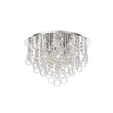 Elegant Ceiling Light with 4 E14 Bulbs and Polished Chrome Finish