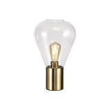 Elegant Brass and Glass Table Lamp with E27 Fitting