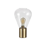 Elegant Brass and Glass Table Lamp with E27 Fitting