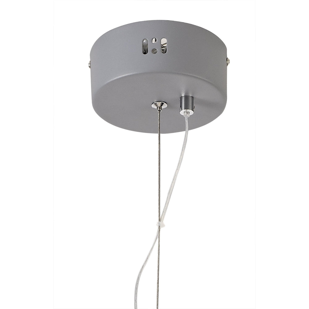 Elegant Geometric Pendant Light, 10W LED, 3700K, Matt Grey Finish, 3-Year Warranty