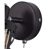 Amber Glow E14 Spotlight in Oiled Bronze & Polished Chrome Finish