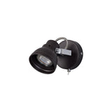 Versatile Spotlight in Oiled Bronze & Polished Chrome with Toggle Switch