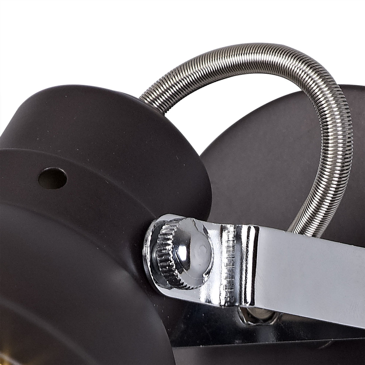 Versatile Spotlight in Oiled Bronze & Polished Chrome with Toggle Switch