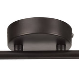 Oiled Bronze and Chrome 4-Light Adjustable Bar Spotlight