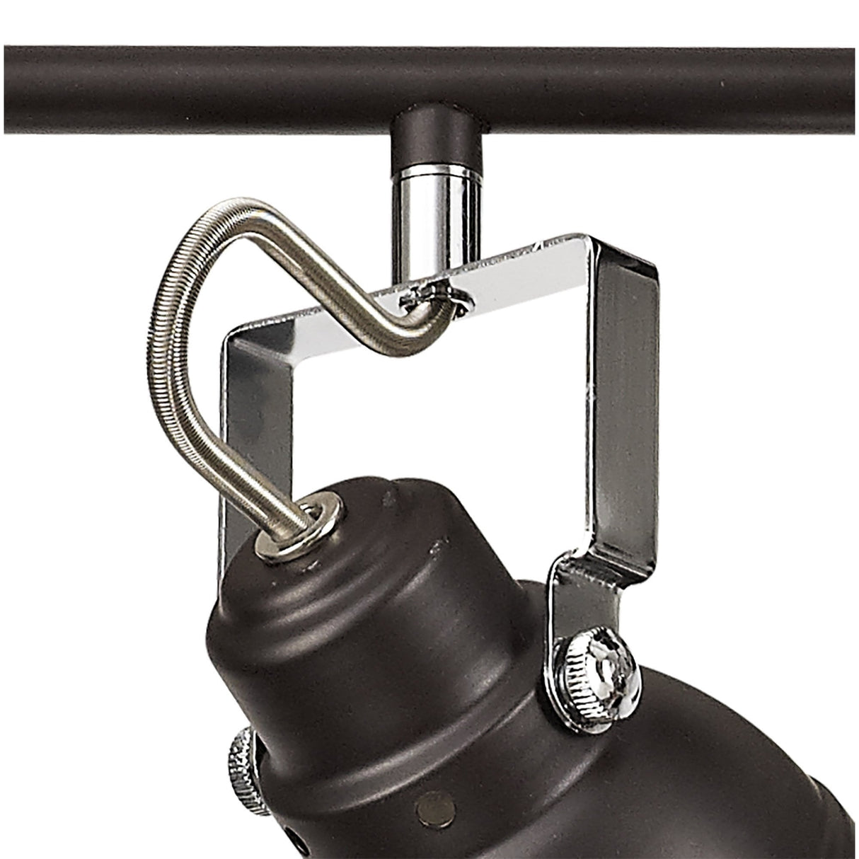 Oiled Bronze and Chrome 4-Light Adjustable Bar Spotlight