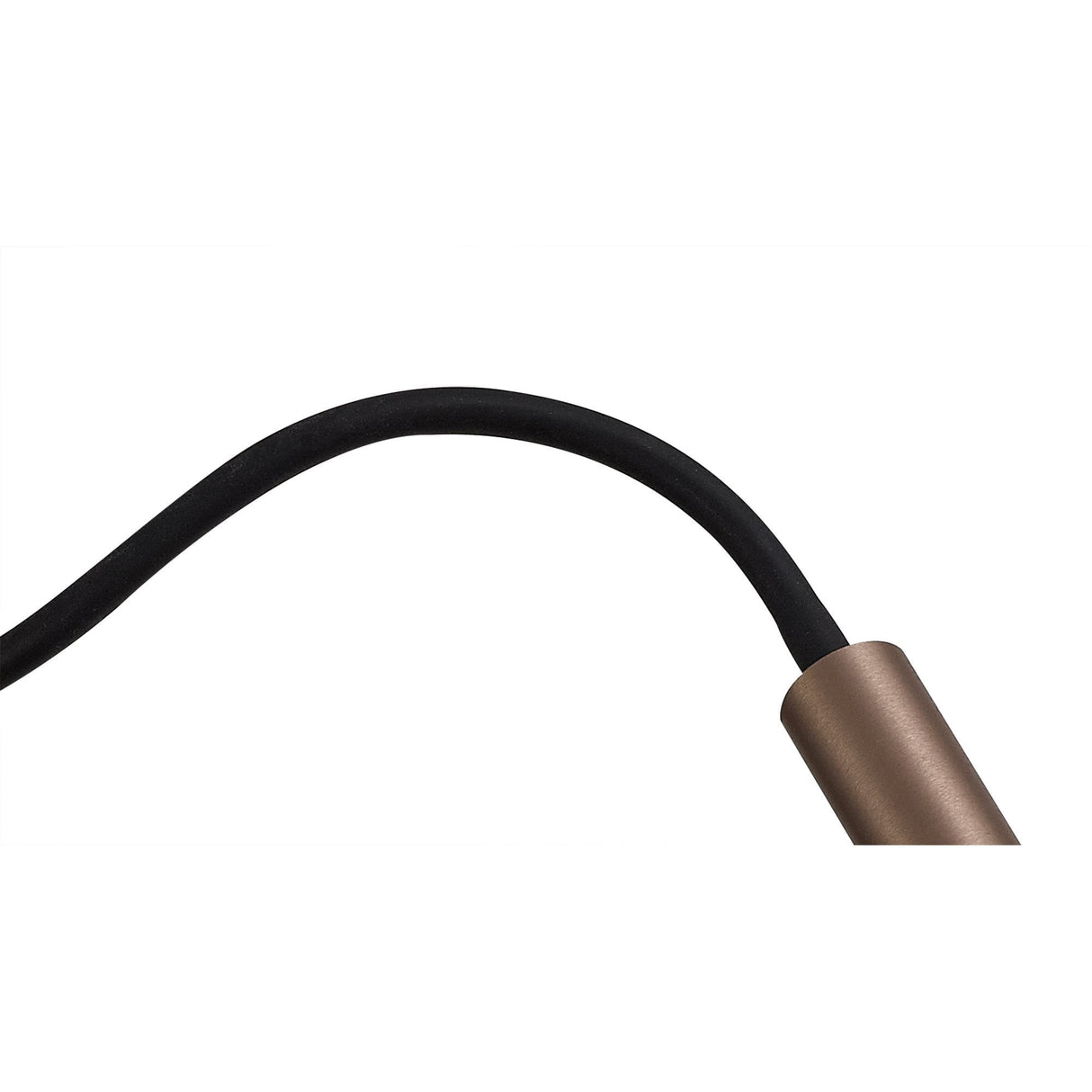 Modern Black and Satin Copper Adjustable LED Ceiling Light, 3000K Warm White, 3-Year Warranty