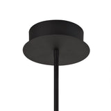 Sputnik Pendant Light with Adjustable Arms, 9 x 4W Dimmable LEDs, Black and Satin Copper Finish, 3000K Warm White, 3-Year Warranty