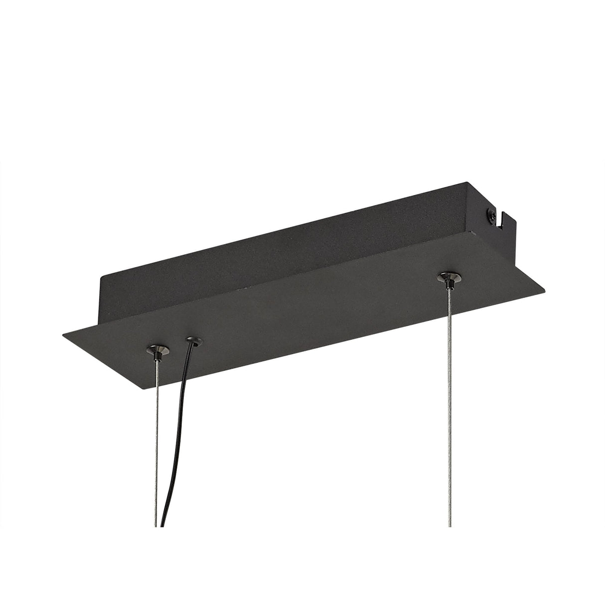 Modern Linear Pendant Light, Adjustable 8-Arm LED, Black & Satin Copper Finish, Dimmable Warm White, 3-Year Warranty