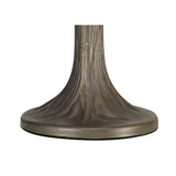 Elegant Leaf-Inspired Table Lamp with 30cm Tiffany Shade and Antique Brass Finish