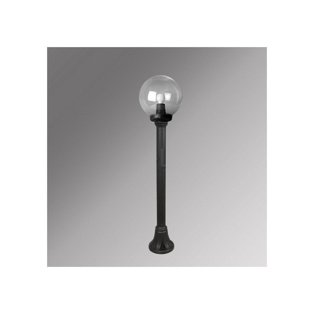 Globe 250 Mizar E27 Clear Light on Black Post