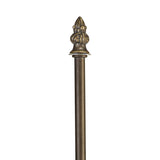 Antique Brass Tiffany Table Lamp with Dual E27 Lights and Vibrant Crystal Accents