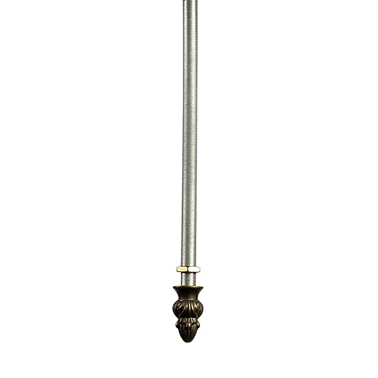 Elegant Triple Light Tiffany Pendant with Antique Brass and Amber Crystal Accents