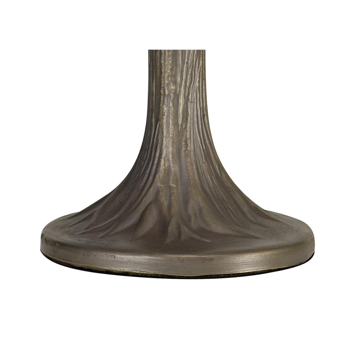 Elegant Tree-Inspired Table Lamp with Tiffany Shade and Antique Brass Finish