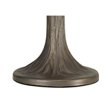 Elegant Tree-Inspired Table Lamp with Tiffany Shade and Antique Brass Finish