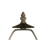 Elegant Tree-Inspired Table Lamp with Tiffany Shade and Antique Brass Finish