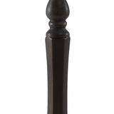 Elegant Octagonal Tiffany Table Lamp with Purple/Pink Crystal Shade, Antique Brass Finish