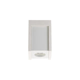 Contemporary 1-Light Ceiling Spotlight in Paintable White Gypsum