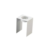 Contemporary 1-Light Ceiling Spotlight in Paintable White Gypsum
